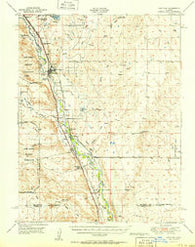 Fountain Colorado Historical topographic map, 1:62500 scale, 15 X 15 Minute, Year 1951