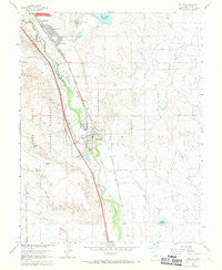 Fountain Colorado Historical topographic map, 1:24000 scale, 7.5 X 7.5 Minute, Year 1961