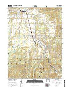 Fraser Colorado Current topographic map, 1:24000 scale, 7.5 X 7.5 Minute, Year 2016