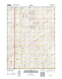Frederick Colorado Historical topographic map, 1:24000 scale, 7.5 X 7.5 Minute, Year 2013
