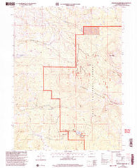 Freeman Reservoir Colorado Historical topographic map, 1:24000 scale, 7.5 X 7.5 Minute, Year 2000