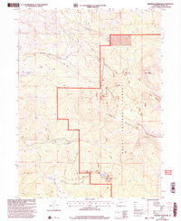 Freeman Reservoir Colorado Historical topographic map, 1:24000 scale, 7.5 X 7.5 Minute, Year 2000
