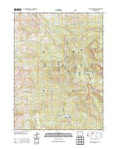Freeman Reservoir Colorado Historical topographic map, 1:24000 scale, 7.5 X 7.5 Minute, Year 2013