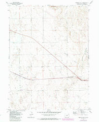 Fremont Butte Colorado Historical topographic map, 1:24000 scale, 7.5 X 7.5 Minute, Year 1973