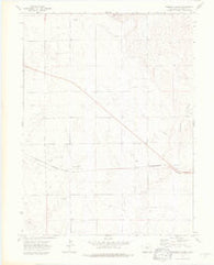 Fremont Butte Colorado Historical topographic map, 1:24000 scale, 7.5 X 7.5 Minute, Year 1973