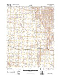 Fremont Butte Colorado Historical topographic map, 1:24000 scale, 7.5 X 7.5 Minute, Year 2013