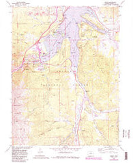 Frisco Colorado Historical topographic map, 1:24000 scale, 7.5 X 7.5 Minute, Year 1970