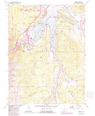 Frisco Colorado Historical topographic map, 1:24000 scale, 7.5 X 7.5 Minute, Year 1970