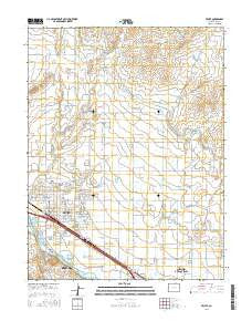 Fruita Colorado Current topographic map, 1:24000 scale, 7.5 X 7.5 Minute, Year 2016
