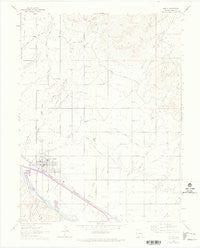 Fruita Colorado Historical topographic map, 1:24000 scale, 7.5 X 7.5 Minute, Year 1962