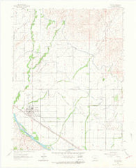 Fruita Colorado Historical topographic map, 1:24000 scale, 7.5 X 7.5 Minute, Year 1962