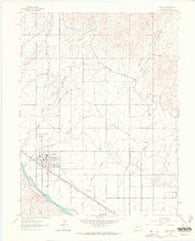 Fruita Colorado Historical topographic map, 1:24000 scale, 7.5 X 7.5 Minute, Year 1962