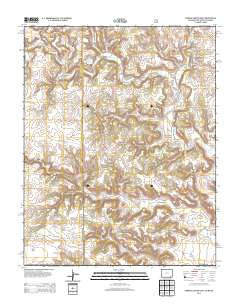 Furnish Canyon East Colorado Historical topographic map, 1:24000 scale, 7.5 X 7.5 Minute, Year 2013