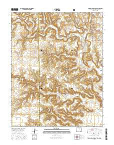 Furnish Canyon East Colorado Current topographic map, 1:24000 scale, 7.5 X 7.5 Minute, Year 2016