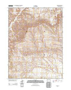 G Spring Colorado Historical topographic map, 1:24000 scale, 7.5 X 7.5 Minute, Year 2013