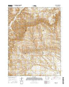 G Spring Colorado Current topographic map, 1:24000 scale, 7.5 X 7.5 Minute, Year 2016