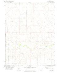 Galatea NE Colorado Historical topographic map, 1:24000 scale, 7.5 X 7.5 Minute, Year 1978