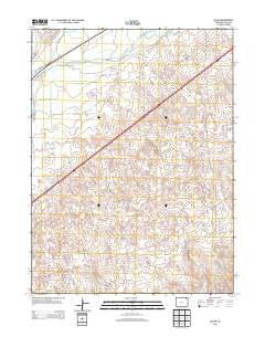 Galien Colorado Historical topographic map, 1:24000 scale, 7.5 X 7.5 Minute, Year 2013