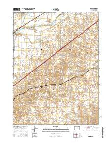 Galien Colorado Current topographic map, 1:24000 scale, 7.5 X 7.5 Minute, Year 2016
