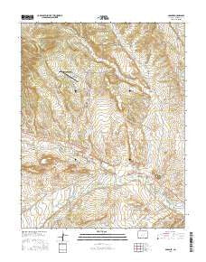 Gardner Colorado Current topographic map, 1:24000 scale, 7.5 X 7.5 Minute, Year 2016