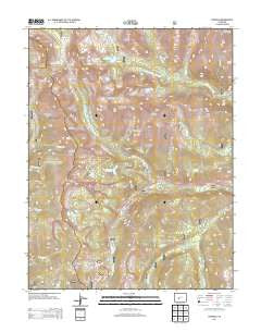 Garfield Colorado Historical topographic map, 1:24000 scale, 7.5 X 7.5 Minute, Year 2013