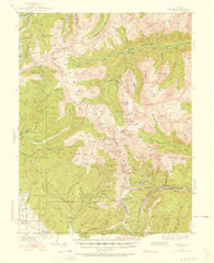 Garfield Colorado Historical topographic map, 1:62500 scale, 15 X 15 Minute, Year 1940
