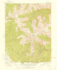 Garfield Colorado Historical topographic map, 1:62500 scale, 15 X 15 Minute, Year 1940