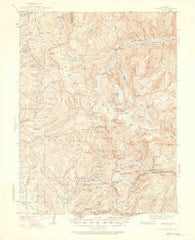 Garfield Colorado Historical topographic map, 1:62500 scale, 15 X 15 Minute, Year 1940
