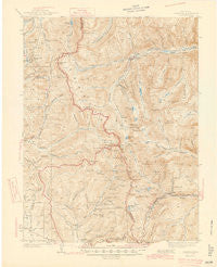 Garfield Colorado Historical topographic map, 1:62500 scale, 15 X 15 Minute, Year 1945
