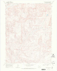 Garvey Canyon Colorado Historical topographic map, 1:24000 scale, 7.5 X 7.5 Minute, Year 1968