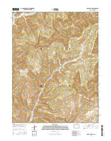Garvey Canyon Colorado Current topographic map, 1:24000 scale, 7.5 X 7.5 Minute, Year 2016
