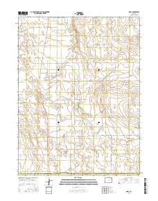 Gary Colorado Current topographic map, 1:24000 scale, 7.5 X 7.5 Minute, Year 2016