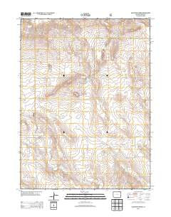 Gatehook Spring Colorado Historical topographic map, 1:24000 scale, 7.5 X 7.5 Minute, Year 2013