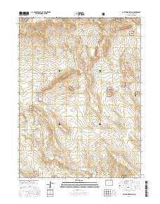Gatehook Spring Colorado Current topographic map, 1:24000 scale, 7.5 X 7.5 Minute, Year 2016