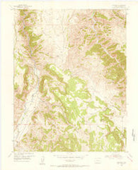 Gateview Colorado Historical topographic map, 1:24000 scale, 7.5 X 7.5 Minute, Year 1954