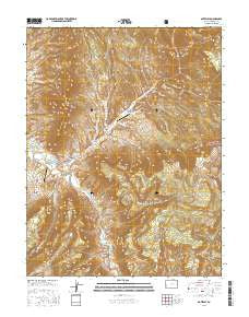 Gateway Colorado Current topographic map, 1:24000 scale, 7.5 X 7.5 Minute, Year 2016