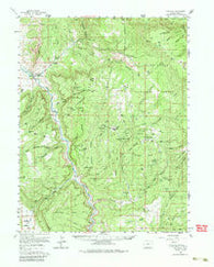 Gateway Colorado Historical topographic map, 1:62500 scale, 15 X 15 Minute, Year 1960