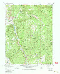 Gateway Colorado Historical topographic map, 1:62500 scale, 15 X 15 Minute, Year 1960
