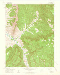 Gateway Colorado Historical topographic map, 1:24000 scale, 7.5 X 7.5 Minute, Year 1960