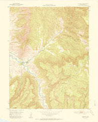 Gateway Colorado Historical topographic map, 1:24000 scale, 7.5 X 7.5 Minute, Year 1952