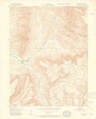Gateway Colorado Historical topographic map, 1:24000 scale, 7.5 X 7.5 Minute, Year 1952