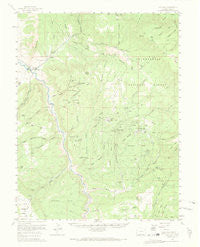 Gateway Colorado Historical topographic map, 1:62500 scale, 15 X 15 Minute, Year 1960