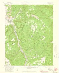 Gateway Colorado Historical topographic map, 1:62500 scale, 15 X 15 Minute, Year 1960
