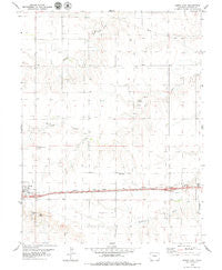 Genoa East Colorado Historical topographic map, 1:24000 scale, 7.5 X 7.5 Minute, Year 1979