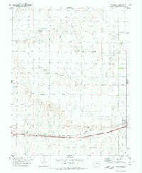 Genoa West Colorado Historical topographic map, 1:24000 scale, 7.5 X 7.5 Minute, Year 1980