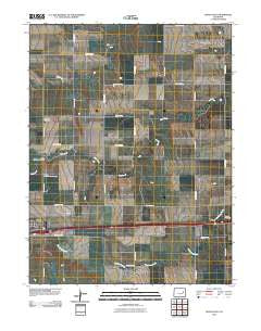 Genoa East Colorado Historical topographic map, 1:24000 scale, 7.5 X 7.5 Minute, Year 2010