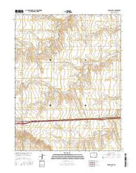 Genoa East Colorado Current topographic map, 1:24000 scale, 7.5 X 7.5 Minute, Year 2016