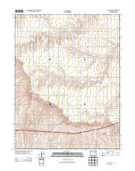 Genoa West Colorado Historical topographic map, 1:24000 scale, 7.5 X 7.5 Minute, Year 2013
