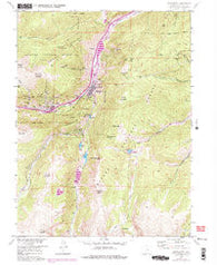 Georgetown Colorado Historical topographic map, 1:24000 scale, 7.5 X 7.5 Minute, Year 1957