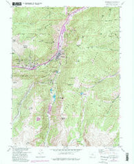 Georgetown Colorado Historical topographic map, 1:24000 scale, 7.5 X 7.5 Minute, Year 1957